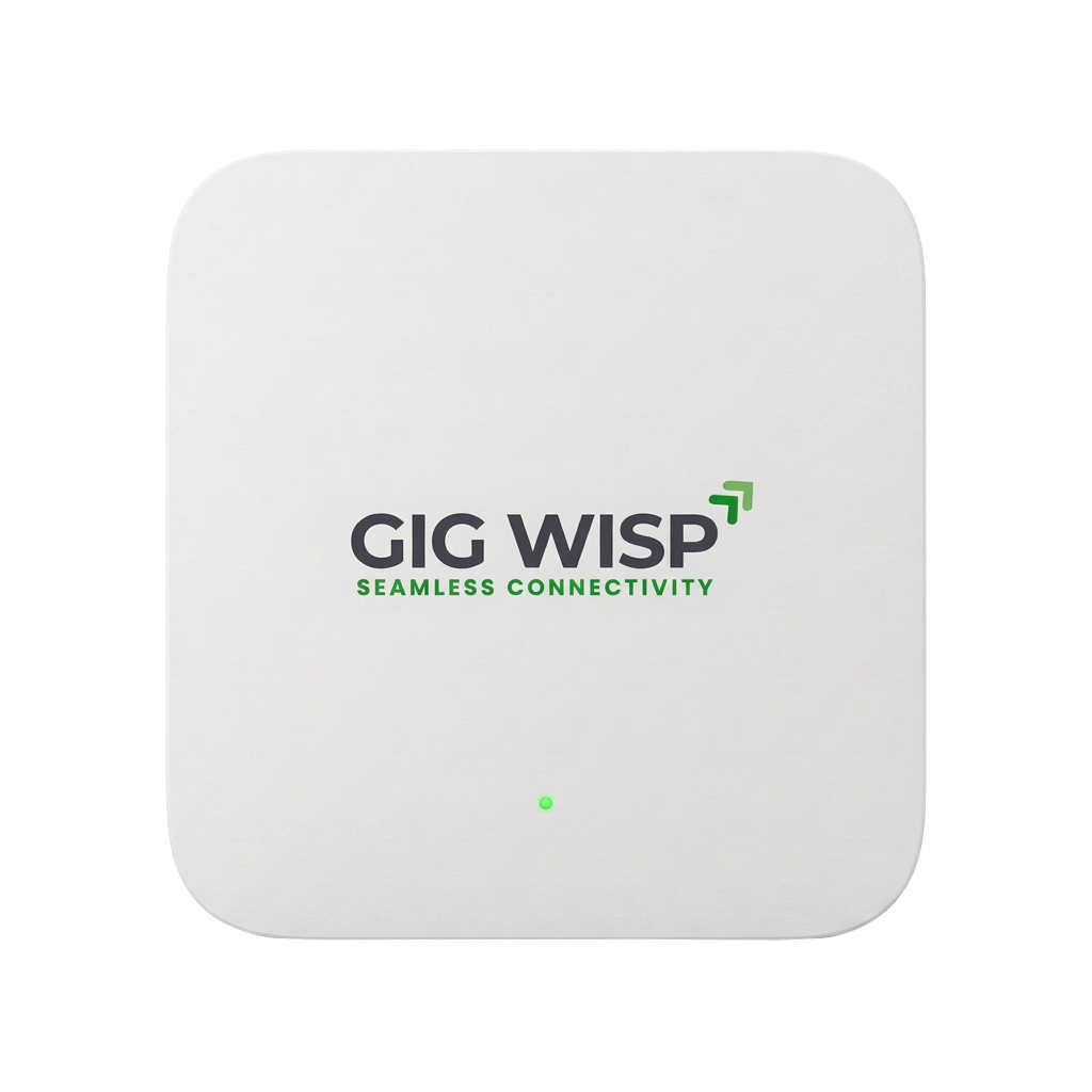 Front-facing GIG WISP fibre router