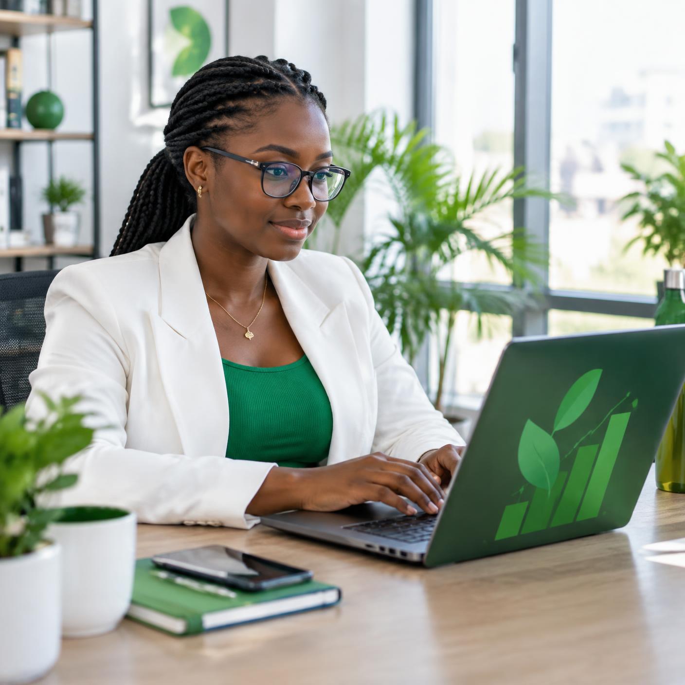 Entrepreneur using GIG WISP Smart Business tools