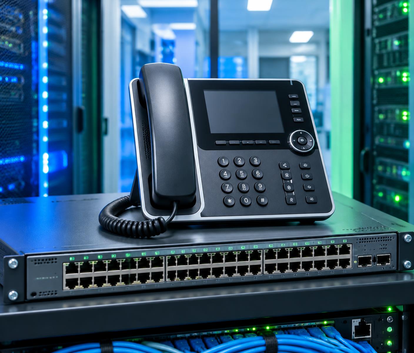 GIG WISP VOIP phone and network switch